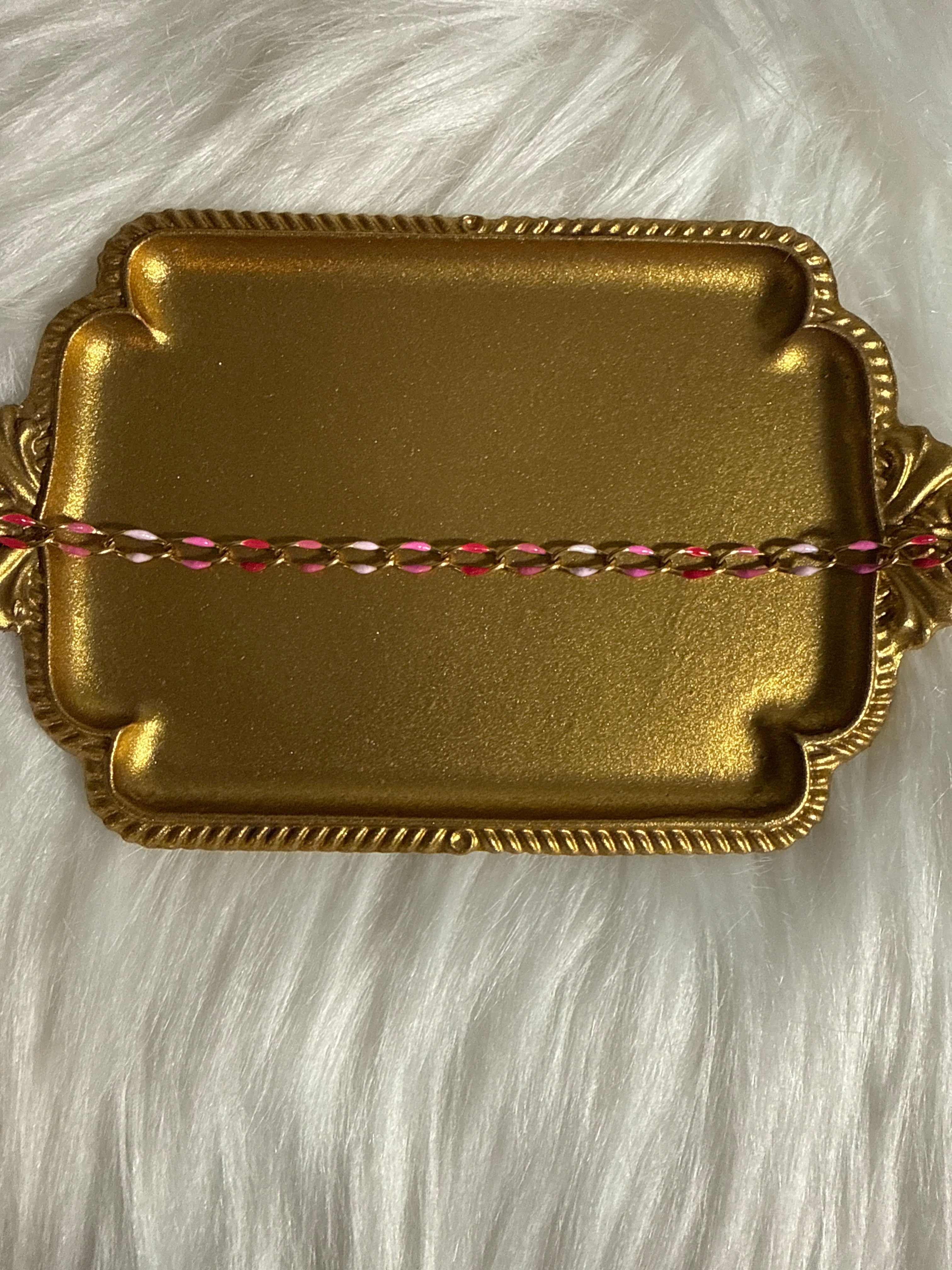 Cupid – 304 Grade Ion Plated Shades of Pink Chain sold by the foot