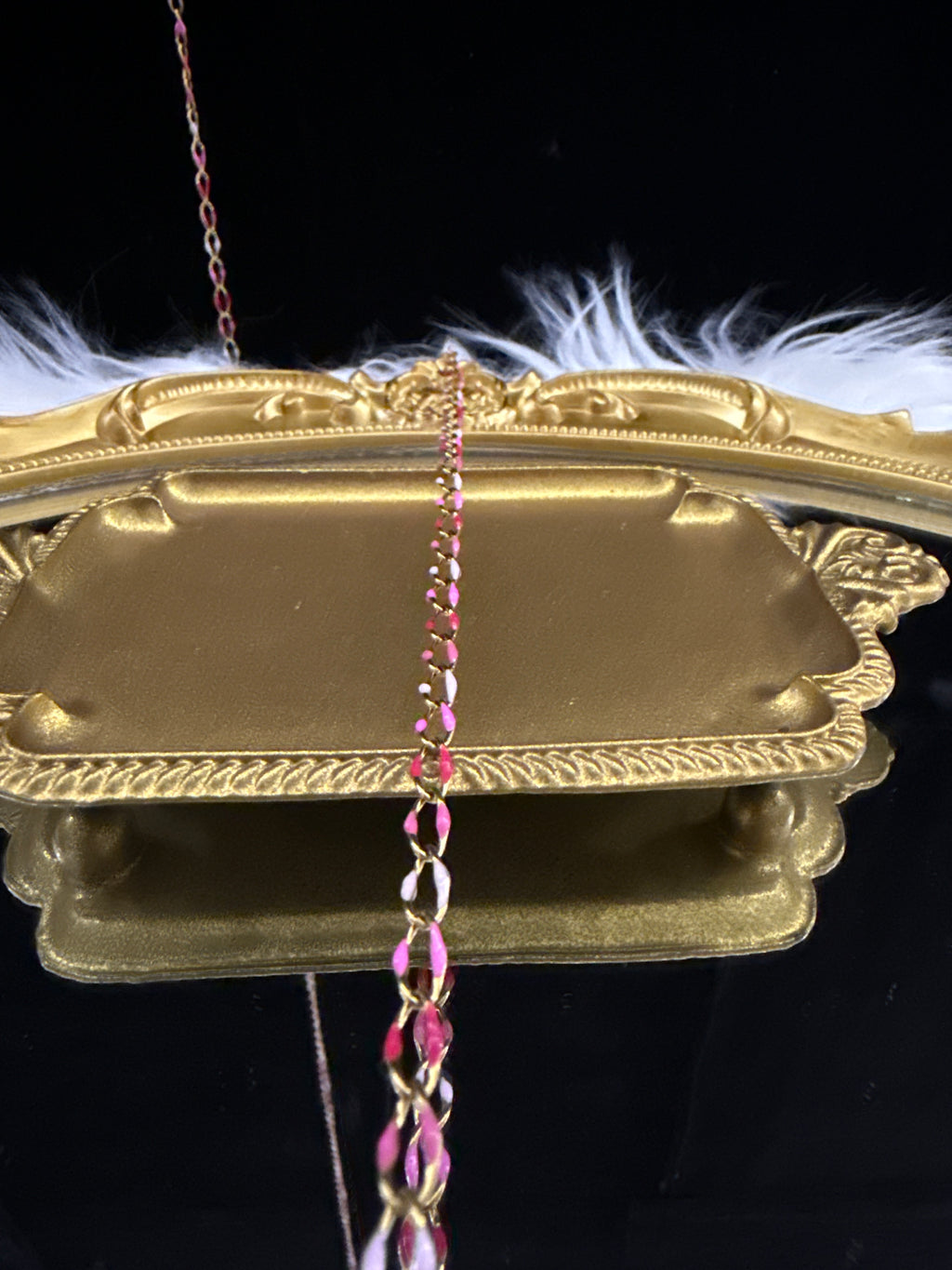 Cupid – 304 Grade Ion Plated Shades of Pink Chain sold by the foot