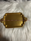 Cupid’s Sister – 304 Stainless Steel Shades of Pink Enamel Chain (Steel Base) – 6x3mm sold by the foot